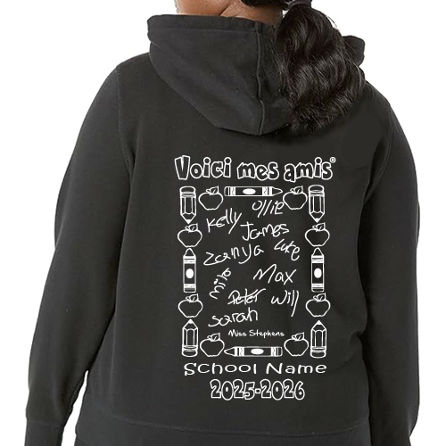 Staff Zip Back Sample