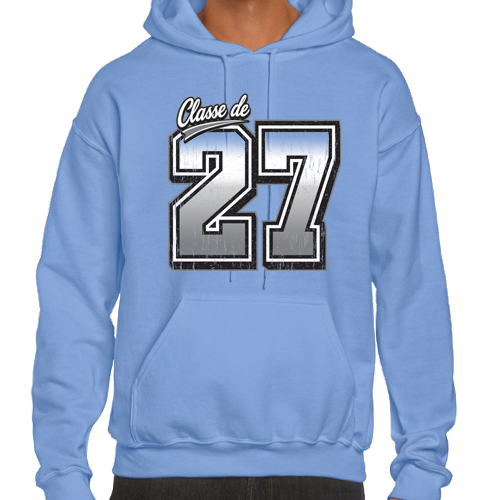 French 2027 Original Logo- Gildan Pullover Hoodie: